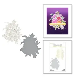 Spellbinders Hexi-Gem Blooms - Hot Foil Plate