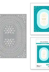 Spellbinders Stylish Ovals Collection Infinity Punch & Pierce Plate Etched Dies *
