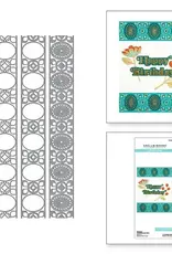 Spellbinders Stitched Kaleidoscope Strip Etched Dies from the Spring Into Stitching Collection *