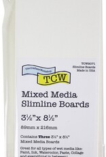 THE CRAFTERS WORKSHOP 3.5X8.5 3P-Mixed Media Board  *