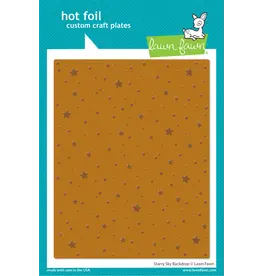 Lawn Fawn Starry Sky Background - Hot Foil Plate *