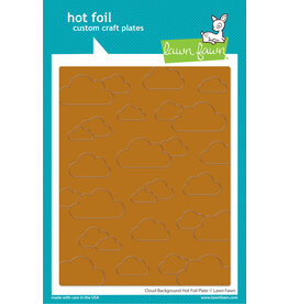 Lawn Fawn Cloud Background  - Hot Foil Plate *