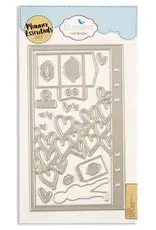 Elizabeth Craft Designs Planner Essentials 57 - Heart Overlay - Get Creative Collection *