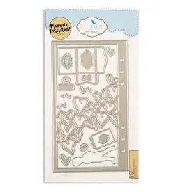 Elizabeth Craft Designs Planner Essentials 57 - Heart Overlay - Get Creative Collection *
