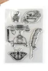 Elizabeth Craft Designs Hello Darling - Stamp & Dies *