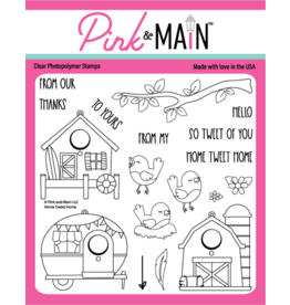 Pink & Main Home Tweet Home - Stamp & Die Set *