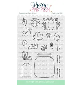Pretty Pink Posh Fall Jar Coordinating - Stamp & Dies *