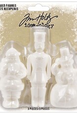 Tim Holtz - Idea-ology Tim Holtz Idea-Ology Salvaged Figures Large 3 pcs