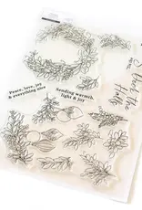 PINKFRESH STUDIO Deck the Halls Stamp and  Stencil *