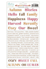Mintay Papers Rust & Rose - 6x12 Word Stickers