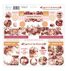 Mintay Papers Rust & Rose - 12x12 Chipboard Ephemera