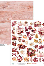 Mintay Papers Rust & Rose - 12x12 Element Paper