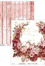 Mintay Papers Rust & Rose - 12x12 Pattern Paper #4