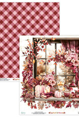 Mintay Papers Rust & Rose - 12x12 Pattern Paper #2