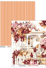 Mintay Papers Rust & Rose - 12x12 Pattern Paper #1