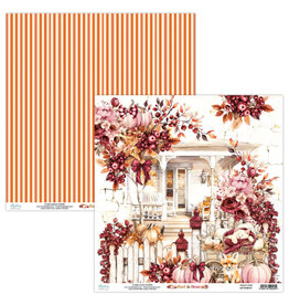 Mintay Papers Rust & Rose - 12x12 Pattern Paper #1