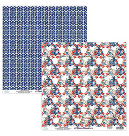 Mintay Papers Riviera Moments - 12x12 Pattern Paper #5