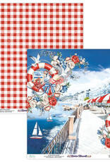 Mintay Papers Riviera Moments - 12x12 Pattern Paper #3