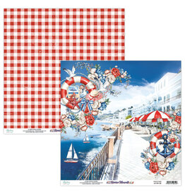 Mintay Papers Riviera Moments - 12x12 Pattern Paper #3