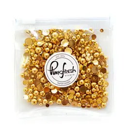PINKFRESH STUDIO Metallic Pearls: Gold