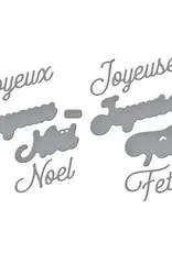 Spellbinders French Holiday Sentiments - Die