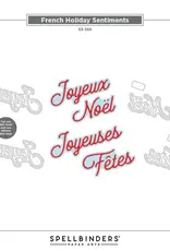 Spellbinders French Holiday Sentiments - Die