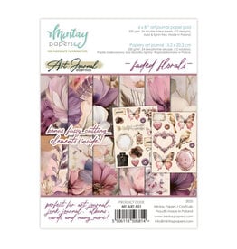 Mintay Papers Faded Floral - 6x8 Art Journal Paper Pad
