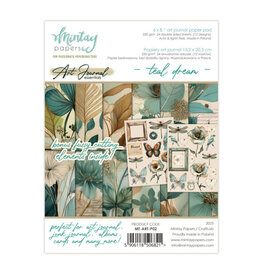 Mintay Papers Teal Dream - 6x8 Art Journal Paper Pad