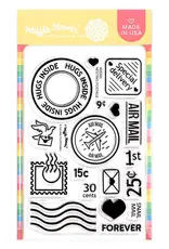 Waffle Flower Nesting Postage Collage - Stamp