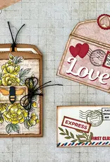 Elizabeth Craft Designs Postcard Parts - Stamps