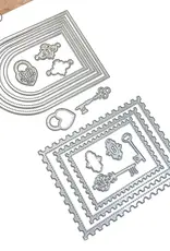 Elizabeth Craft Designs Postage, Arches & Keys - Die