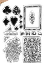 Elizabeth Craft Designs Playing Card Collage - Stamp