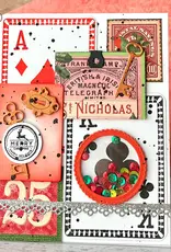 Elizabeth Craft Designs Playing Card Collage - Stamp
