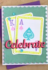 Elizabeth Craft Designs Playing Card Collage - Stamp