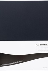 Harmony Hues Harmony Hues Midnight Black 12x12 Cardstock 65lbs - 50 Sheets