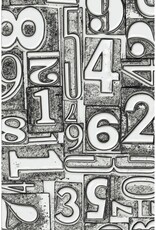 Tim Holtz - Sizzix 3D Texture Fades Embossing Folder Numbered