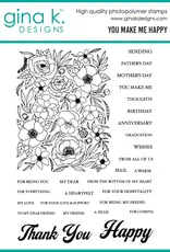 Gina K. Designs You Make Me Happy - Stamps and Dies