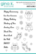 Gina K. Designs Hoots and Owls - Stamp & Die