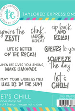 Taylored Expressions Let's Chill -Stamps and  Dies