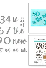 Spellbinders Bougie Birthday Collection by Nina Boettcher - Classy Numbers Etched Dies