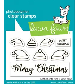 Lawn Fawn All The Santa Hats - Stamp