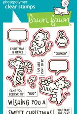 Lawn Fawn Sweet Christmas Mice - Stamp & Lawn Cut