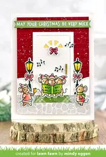 Lawn Fawn Caroling Mice - Stamps and Lawn Cuts