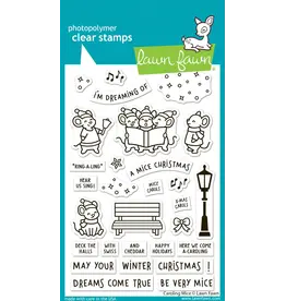 Lawn Fawn Caroling Mice - Stamp