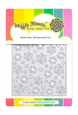 Waffle Flower Snowflake - Background Die