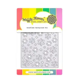 Waffle Flower Snowflake - Background Die