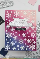 Waffle Flower Snowflake - Background Die