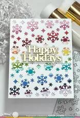 Waffle Flower Snowflake - Background Die