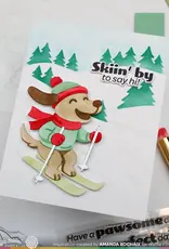 Waffle Flower Cool Pup - Die & Stencil