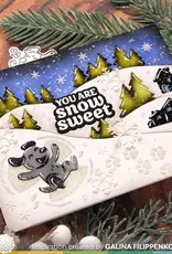 Waffle Flower Snow Angel Pup - Die & Stencil